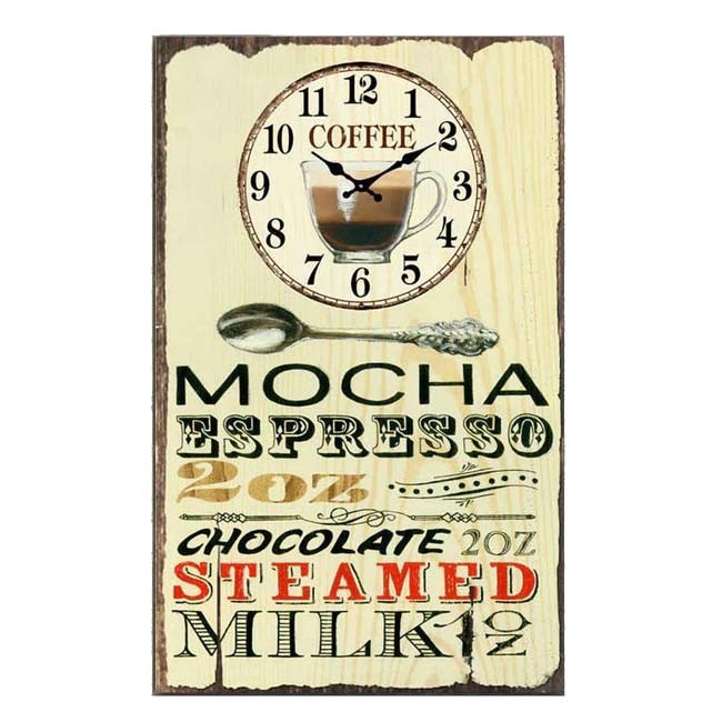 Ceas de perete din sticla, ClassGifts Espresso Moccacino, 24x40cm,Cod Produs:2456 Ceas de perete din sticla, ClassGifts Espresso Moccacino, 24x40cm,Cod Produs:2456