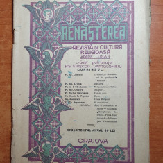 revista renasterea mai 1923 - revista de cultura religioasa