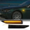 Lampi Semnalizare LED Fumurii BMW Seria 7 E65 E66 (2001-2008) Recambo, Laterale Aripi, Portocalii, Set