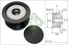 Fulie alternator INA 535018810 Opel Vectra C Combi 9-3 (Ys3F) Zafira B (A05) 9-3 Cabriolet (Ys3F) 9-3 Combi 9-3X Signum Astra H Van (L70) Astra H Gtc foto