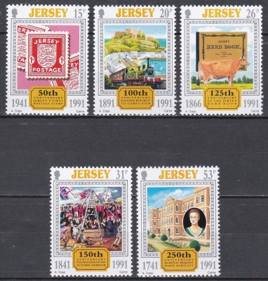 Jersey 1991 - Timbre comemorative, MNH foto