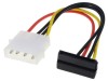 Adaptor Molex la SATA &icirc;n Unghi 0.15m