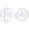 DELPHI BF367 Tambur frana