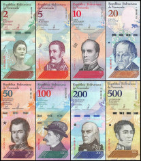 VENEZUELA - 2 - 500 BOLIVARES - 2018 - LOT 8 BANCNOTE NECIRCULATE . foto