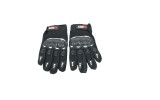 Mănuși Moto Negre - Durabile, Rezistente, Prindere Sigură, Velcro Ajustabil, Design Versatil