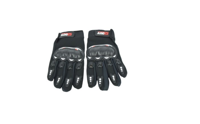 Set mănuși MOTO/ Negre