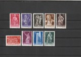 ROMANIA 1960 LP 513 SCULPTURI DIN ARTA NATIONALA SERIE MNH NESTAMPILATA