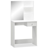 Cumpara ieftin Masa de toaleta, PAL, 75x40x141 cm, alb