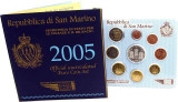 SAN MARINO 2005 - Set monetarie + 5 euro Ag ( 925/18 gr/32 mm ) - folder / BU