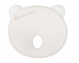 Pernuta memory pentru formarea capului KikkaBoo Airknit Bear White