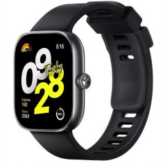 Smartwatch Xiaomi Redmi Watch 4, Ecran AMOLED 60Hz 1.97inch, Bluetooth, GPS, Waterproof 5 ATM (Negru)