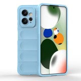 Husa pentru xiaomi redmi 12 4g / 12 5g, antisoc, margini cu striatii, design minimalist, bleu