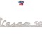 Sigla scris &quot;Vespa 50&quot; frontala Vespa 50 L (V5A1T) (66-70) - 50 R (V5A1T) (68-83) 2T AC 50cc