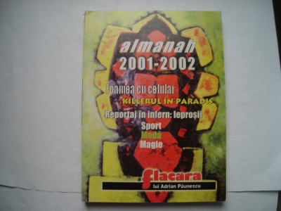 Almanah Flacara lui Adrian Paunescu 2001-2002 foto