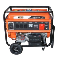 Generator electric Thor pe benzina, 7.2 kW, 220/380 V, 50 Hz, ATS, pornire electrica/manuala, pentru santiere, gospodarii si consumatori