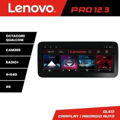 Navigatie Fiat Tipo 2020- Lenovo PRO 4+64 12.3 inch qled android 4G DSP gps internet Kit-tipo2022 CarStore Technology foto