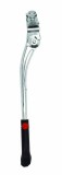 Cric Bicicleta Aluminiu Argintiu, Reglabil 24-28 Inch, Prindere Centrala