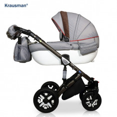 Krausman - Carucior 3 in 1 Jools Eclipse Grey-Brown foto