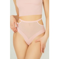 GS1137-5112 Chilot tanga cu talie inalta fara cusaturi in partea inferioara