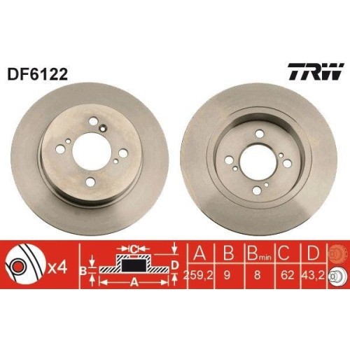Set discuri frana Suzuki Swift 4 (Fz, 1.2 (AZG 412, ZC72S), 1.2 (AZH 412, ZC72S), 1.2 4x4 (AZG 412, ZD72S), 1.2 4x4 (AZH 412, ZD72S), 1.3 DDiS (AZG 4