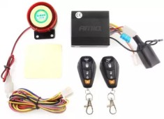 Alarma motocicleta cu functie pornire motor telecomenzi MCA14