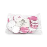 Set de 8 unități: Fișe adezive de schimb pentru discuri de pedichiură, 20 mm, #100, 50 bucăți, roz