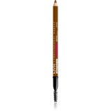 NYX Professional Makeup Powder Louder creion pentru sprancene cu pensula culoare Louder Auburn 1 buc