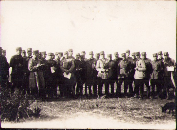 HST M178 Poză ofițeri rom&acirc;ni perioada regalității