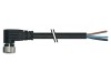 Cablu conectare M8 4 pini 5m MURR ELEKTRONIK, Mama, IP67, PUR, Negru