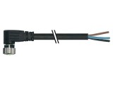 Cablu de conectare M8 4 pini unghi 3m PVC 30VAC 4A