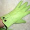 MANUSI FASHION DAMA PIELE NATURALA VERDE NEON EVAZATE CAPTUSITE