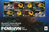 WWF 2017-Penrhin Islands-Bloc de 2 serii nestampilate viata marina MNH