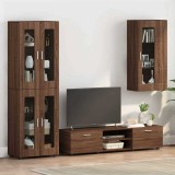 VidaXL Cabinet suspendat Stejar brun 55 x 29 x 100 cm Lemn compozit