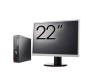 Pachet Calculator Second Hand Fujitsu Esprimo D957 SFF, Intel Core i5-6500T 2.50-3.10GHz, 8GB DDR4, 500GB HDD + Monitor 22&amp;quot; NewTechnology Media, Fujitsu Siemens