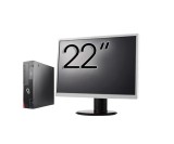 Pachet Calculator Second Hand Fujitsu Esprimo D756 Desktop, Intel Core i5-6500T 2.50-3.10GHz, 8GB DDR4, 500GB HDD + Monitor 22&amp;quot; NewTechnology Med