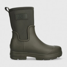 UGG cizme Droplet Mid femei, culoarea verde, 1143813