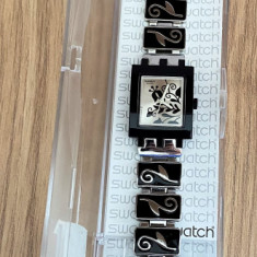 Ceas dama - Swatch - Swiss - mecanism quartz - cutie originală - model elegant