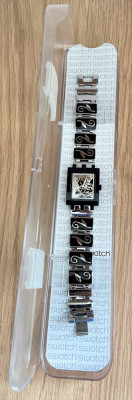 Ceas dama - Swatch - Swiss - mecanism quartz - cutie originală - model elegant foto