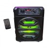 Boxa Portabila Activa cu Statie, Bluetooth, Radio FM, USB, Card, Telecomanda