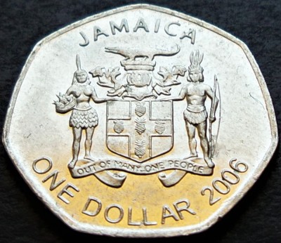 Moneda exotica 1 DOLAR / DOLLAR - JAMAICA, anul 2006 * cod 320 B foto