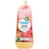 Sapun Lichid Sodasan Trandafir si Masline Bio 1L Ingrijire Corp Piele Moale Certificat Organic NCS PETA Vegan