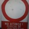 HST Tablă vopsită protecția muncii Rom&acirc;nia comunistă decor industrială