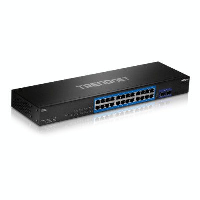 Switch 24 porturi Gigabit, 2 porturi SFP+ 10G - TRENDnet TEG-30262 foto