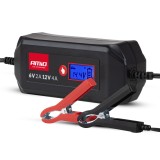 Redresor digital AMiO 6V/12V 4A pentru acumulatori WET, AGM si GEL