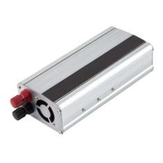 Invertor auto, 12 V, iesire 220 V AC, curent continuu, putere 500 W, gri