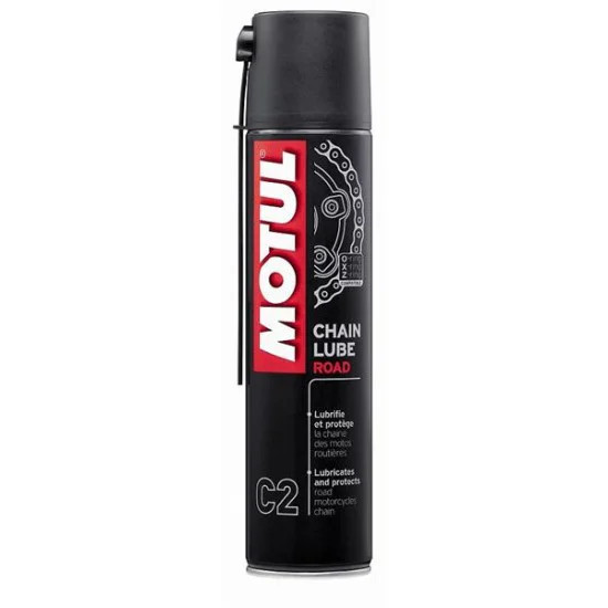 Spray ungere lant MOTUL C2+ Chain Lube Road+ 103008, 400 ml, cu teflon