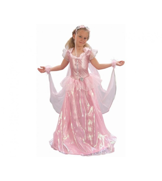Costum carnaval Printesa Zana pentru copii, marime 110/120 cm (4-6 ani)