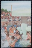 Carte Postala, Copii la strand, China, 1952