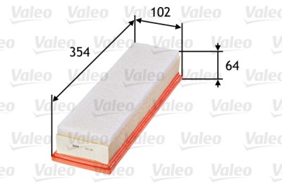 VALEO 585311 Filtru aer foto