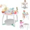 Saritor pentru copii 5 in 1 cu Masa si Centru de Activitati WePro Store, Covoras Muzical, Baby Jumper, Ajustabil pe Inaltime, Scaun Rotativ 360&deg;, Sune